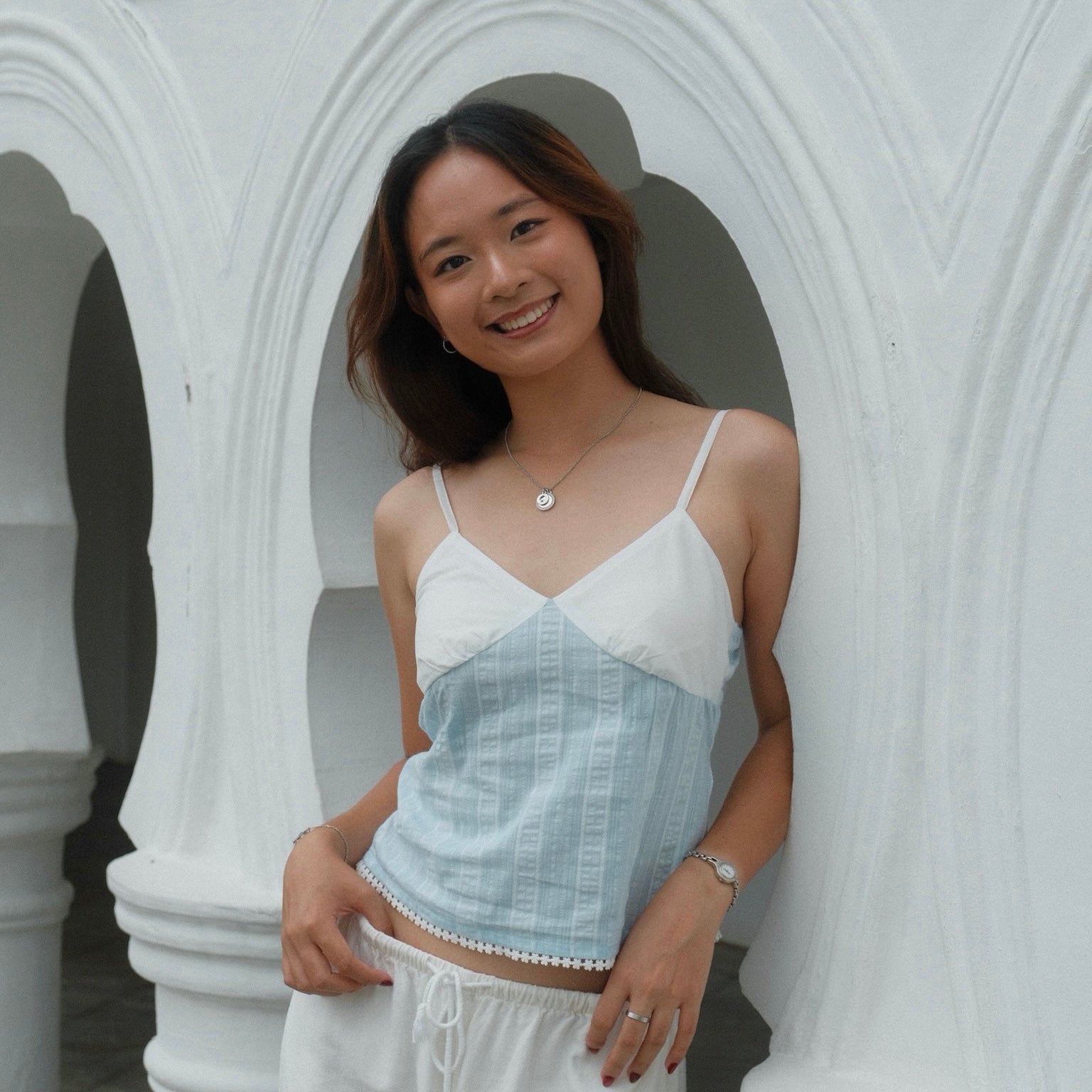 Estelle Top Baby Blue