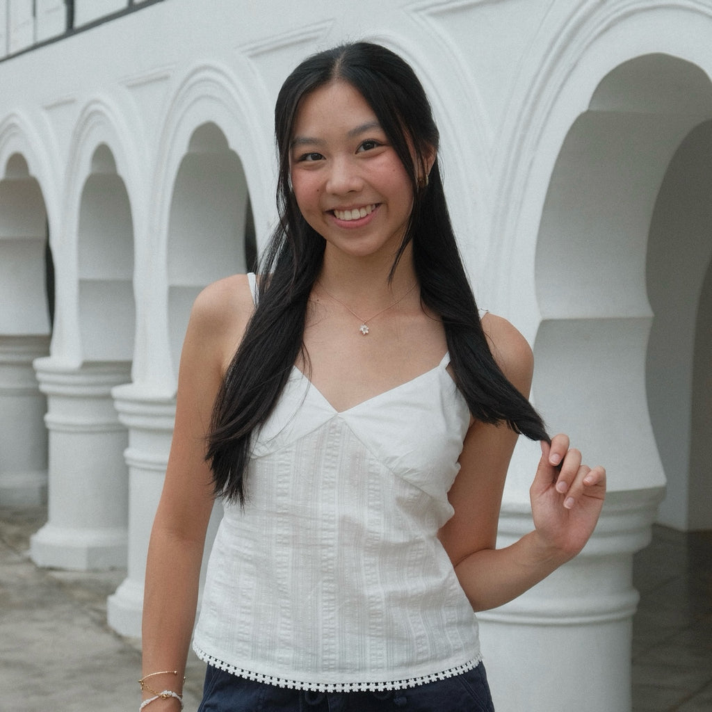Estelle Top White