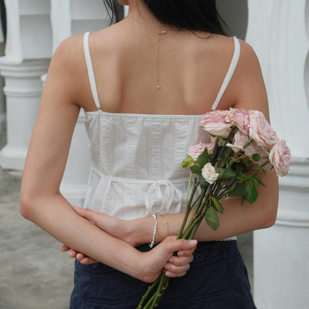 Estelle Top White